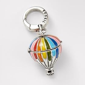 Fossil Hot Air Balloon Charm: Jewelry