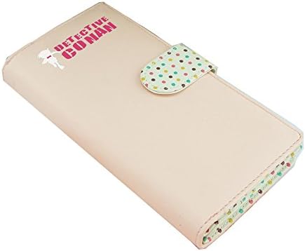 GD-GOLD Anime Long Purse money clip Polka Dots Wallet-Detective Conan