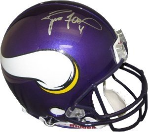 Brett Favre Autographed/Hand Signed Minnesota Vikings Proline Authentic Helmet- Favre Hologram