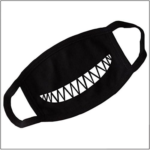 Speaking Life Fashion Riding Funny Face Mouth Masks Cotton Dustproof Face Mouth Mask,black (2)