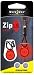 Nite Ziplit Red 2 Pack Simple-Yet-Indispensible Combines Functional Zipper Pull Bright Led Light