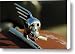 Smoking Skull Hood Ornament Canvas Print / Canvas Art - Artist Jill Reger