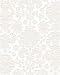 The Gift Wrap Company Flocked Pearl White Damask Deluxe Gift Wrapping Paper, 30-Inches Wide x 5 Feet