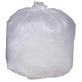 (Price/CT)Economy High-Density Can Liners, 31-33 Gallon, 500/CT, White