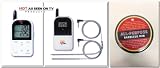 White Maverick ET732 Long Range Wireless Dual 2 Probe BBQ Smoker Meat Thermometer Set + All-Purpose Barbecue Rub