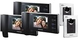 Samsung Video Türsprechanlage: 3x5 Farb LCD 2xTürstat. - SAM-09