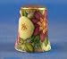 Porcelain China Collectable Thimble - Chintz Design Autumn Floral with Free Gift Box
