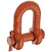 CM M548P Round Pin Midland Super Strong Chain Shackle,Carbon Steel, 3/8" Size, 1-1/2 ton Working Load Limit