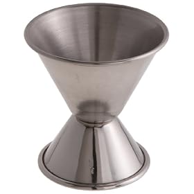 Stanton Trading 120 3 4-Ounce by 1-1 2-Ounce Double Jigger, Stainless Steel