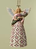 Jim Shore With Prayer All Things Are Possible Pink Breast Cancer Angel Ornament
