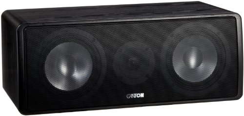 Canton Ergo 655 Center 2.5-Wege Bassreflex Center-/Kompaktlautsprecher (110/160 Watt, Ständer) schwarz