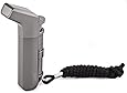 Scorch Torch Tactical Ergonomic Angle Double Jet Flame Torch Cigarette Cigar Lighter w/ Keychain and Strap (Gunmetal)
