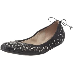 Buy Juicy Couture Ladies Racine Flat,Black,5 M US by Juicy Couture