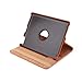 HDE Rotating iPad Case Magnetic Folding Leather Cover Folio Flip Stand for Apple iPad 2 iPad 3 iPad 4 (Orange)