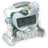 Oregon Scientific Atomic Project Clock with Inside Temperature - Silver