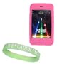 Magenta (Hot Pink) Silicone Skin for Ipod Touch 3rd Generation (Newest Version) + Live*Laugh*Love Wrist Band!!