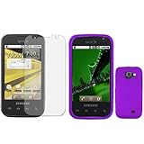 iNcido Brand Samsung Transform M920 Combo Rubber Purple Protective Case Fac ....
