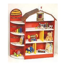 Guidecraft Barn Bookshelf by