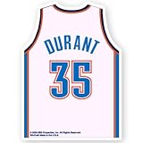 OKLAHOMA CITY THUNDER KEVIN DURANT JERSEY MAGNET