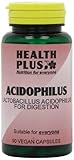 Health Plus Acidophilus Probiotic Digestive Health Supplement - 90 Capsules