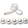 AAA Quality 16 Inch Round 6-6.5mm White Akoya SaltWater Cultured Pearl Necklace