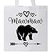 Inktastic - Mawmaw Bear Grandma Gift Tote Bag White 2d8d4
