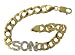 Gold Plated Silver Cubic Zirconia Set Son Bracelet