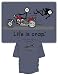 Motorcycle - Life is Crap T-shirt Short Sleeved 100% Cotton