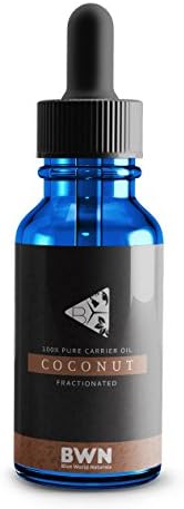 Coconut (60 ML) - 100% Pure Carrier Oil -Use with Therapeutic Grade Essential Oils by Blue World Naturals