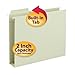 Smead FasTab Hanging Box Bottom File Folder, 2” Expansion, 1/3-Cut Built-in Tab, Letter Size, Moss, 20 per Box (64201)