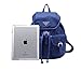 Artone Water Resistant Women's Bag Leisure Drawstring Backpack Deep Blue