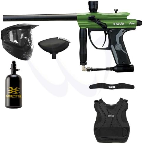 Spyder Kingman Fenix Paintball Gun Marker HPA Armor Package - Forest Green