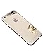 iPhone 7 case, Luxury Back Mirror Clear Slim TPU Bumper Shock-Absorption Anti-Scratch Protective Case Cover Bright Reflection Cute and Elegant for Apple iPhone 7 (2016)- Gold