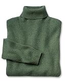Cashmere English Rib Turtleneck Sweater
