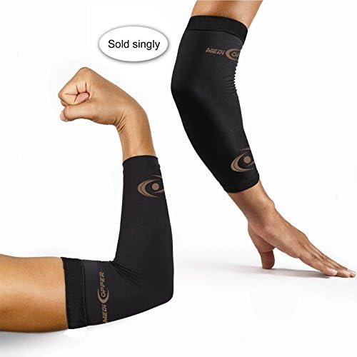 MediCopper Tennis Elbow Sleeve - Copper Fit Compression Brace - Unisex
