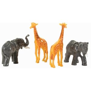 Lionel Circus Animals: 2 Elephants and 2 Giraffes