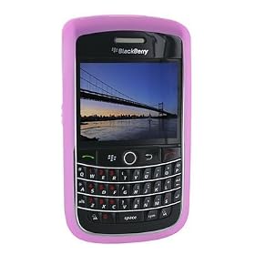 BlackBerry Silicone Rubber Gel Skin Wrap Case for BlackBerry Tour 9630 (Pink) [Bulk Packaging]