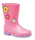 UKD FLORAL KIDS PUDDLE WELLINGTON