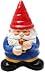 Gnome Sweet Gnome Cookie Jar: Handpainted Kitchen Ceramic Collectible
