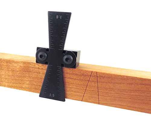 Taytools Dovetail Marking Jig Dovetail Marker for Stock up to 1" Thick with Slopes 1:5 (softwoods) and 1:8 (hardwoods). DM5-8