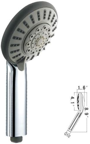 Ana Bath SS5330CCP 4 Inch 5 Function Handshower and Showerhead Combo Shower Set, Chrome Plated Finish
