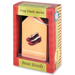 Childrens Toyshop  Toys : Mudpuppy - Ring Flash Cards French/English