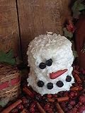 Snowman Piller Soy Candle
