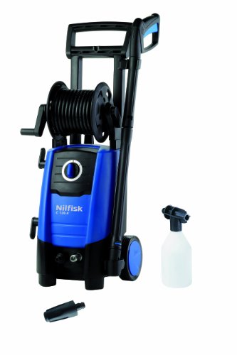 Nilfisk C120 4-6 X-Tra Pressure Washer Integral Hose Reel With 1700 Watt Induction Motor