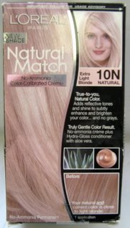 L'oreal Natural Match Hair Color 10N, Natural Extra Light Blonde