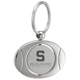 Michigan State Spartans Football Spinner Keychain