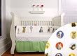 Babylicious Zoo 3 Piece Bedding Set (Bumper, Sheet, Skirt)