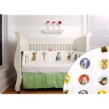Babylicious Zoo 3 Piece Bedding Set (Bumper,... by Babylicious