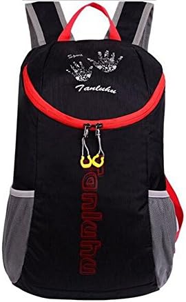 Waterproof Fold Most Durable Handy Lightweight Travel Backpack Daypack+Lifetime Warranty (black)
