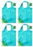 Reusable Shopping Tote, Foldable Animal, 4 Bag Set Reusable Shopping Tote, Foldable Animal, 4 Bag Set